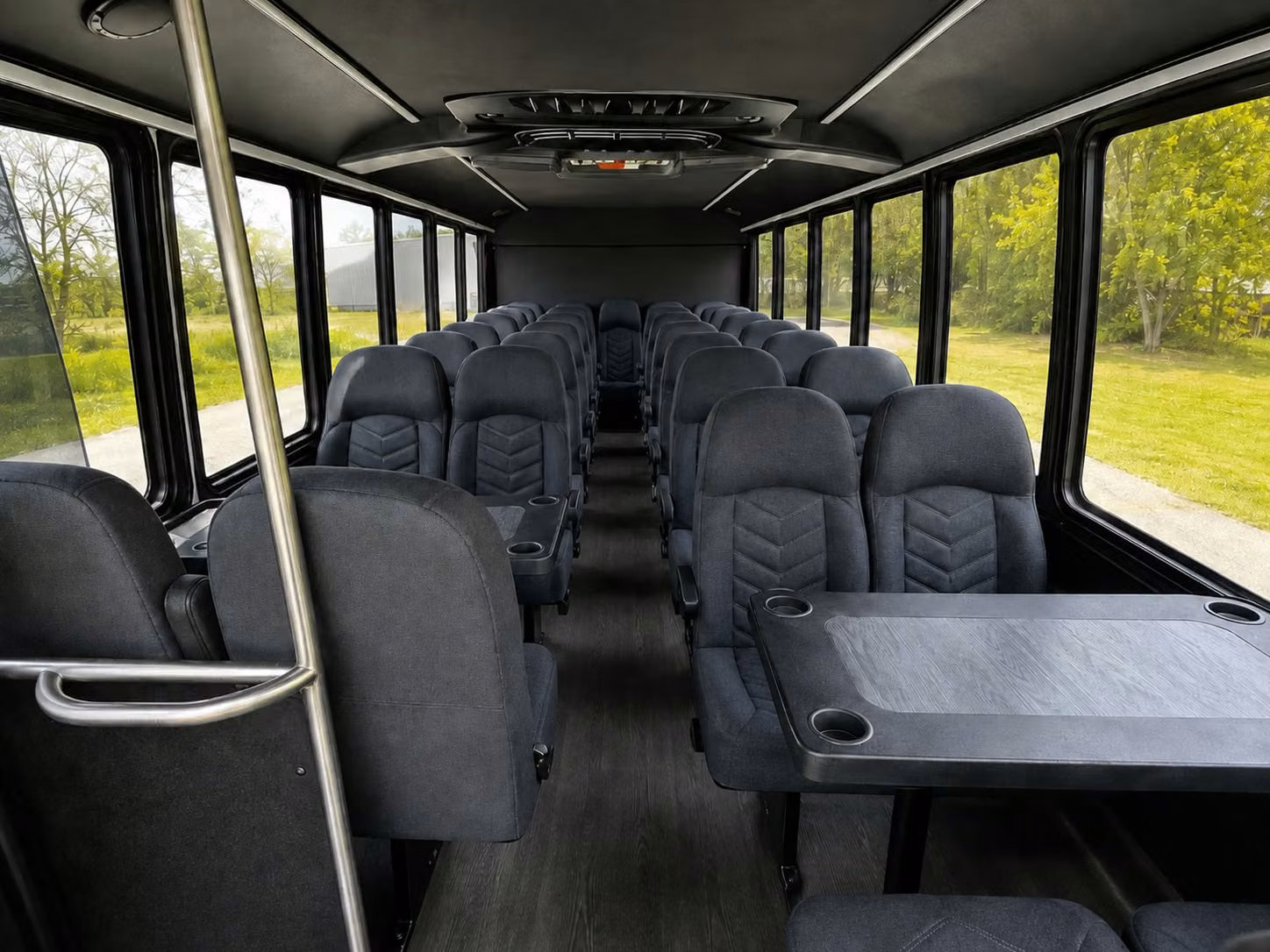 18 passenger minibus interior