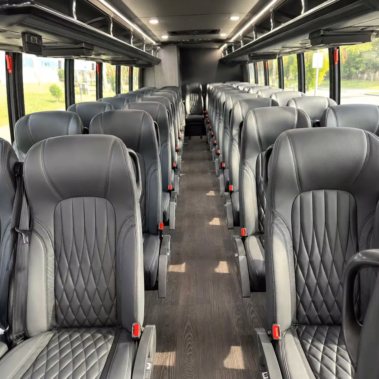 28 passenger minibus interior