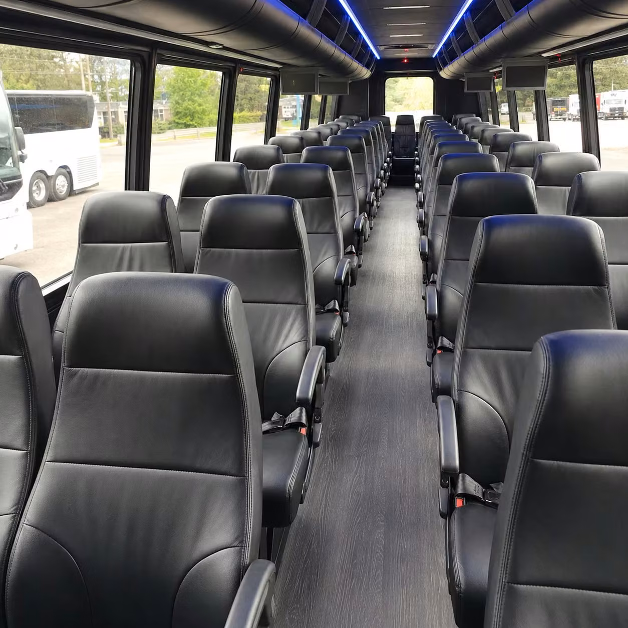 30 passenger minibus inside