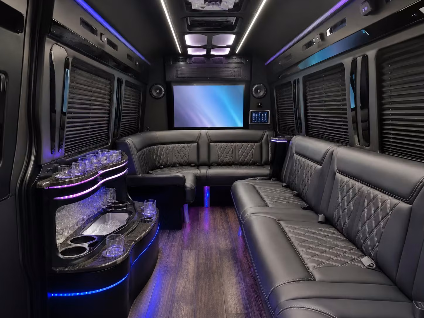 bus rental options for raleigh trips
