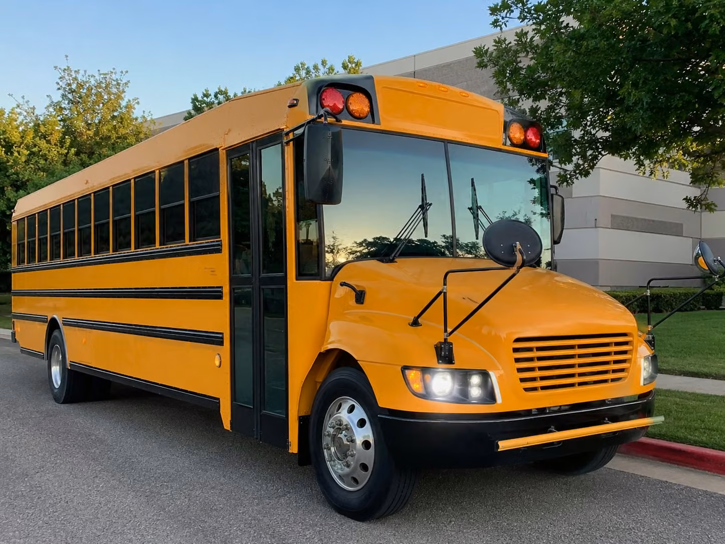 raleigh school bus rental