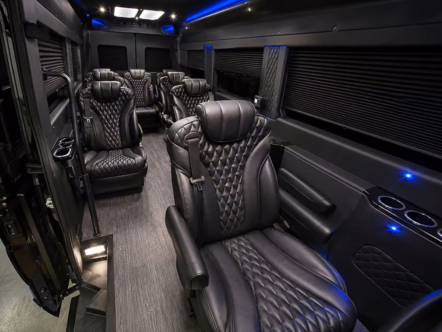 sprinter van with driver inside