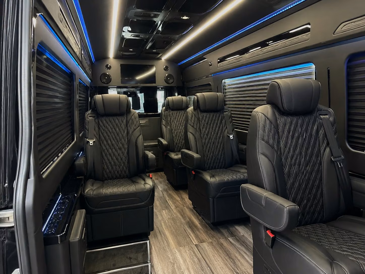sprinter van with driver interior
